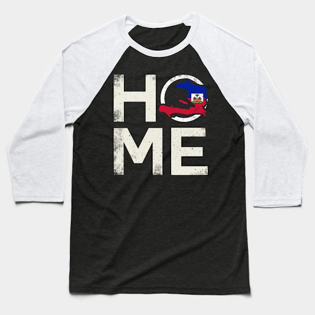 Haiti flag. Perfect present for mom mother dad father friend him or her Baseball T-Shirt by SerenityByAlex